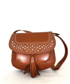 Bolso de Cuero Picado