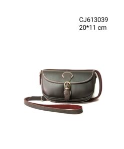 Bolso de piel rociero liso hebilla