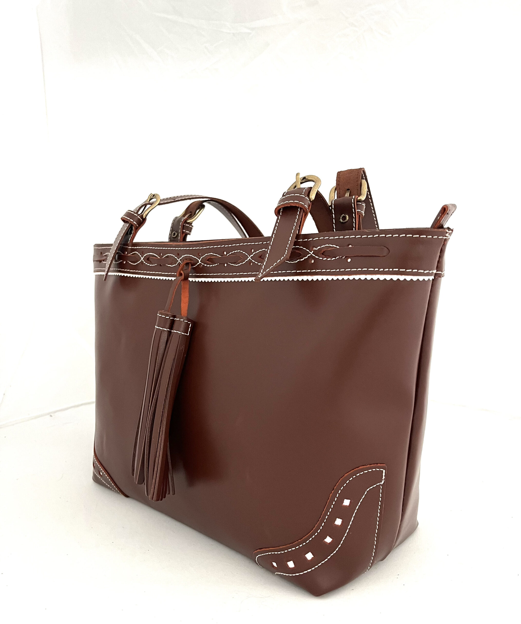 Bolso piel tamaño mediano