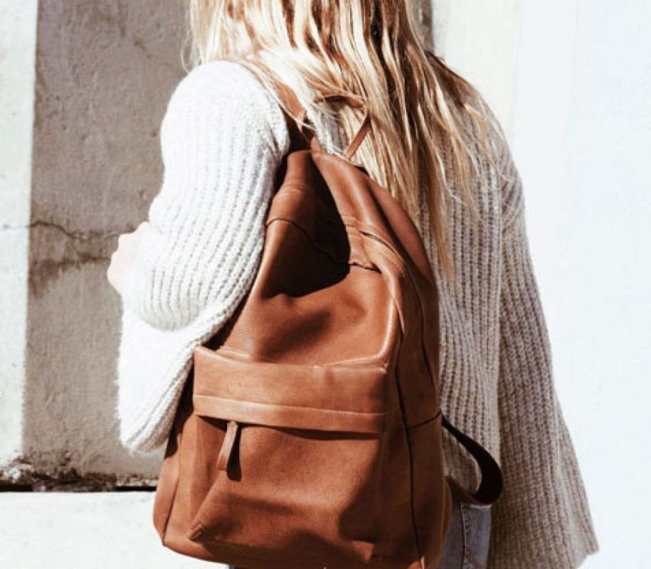 Bolsos de piel: Cómo escoger una mochila de piel para mujer