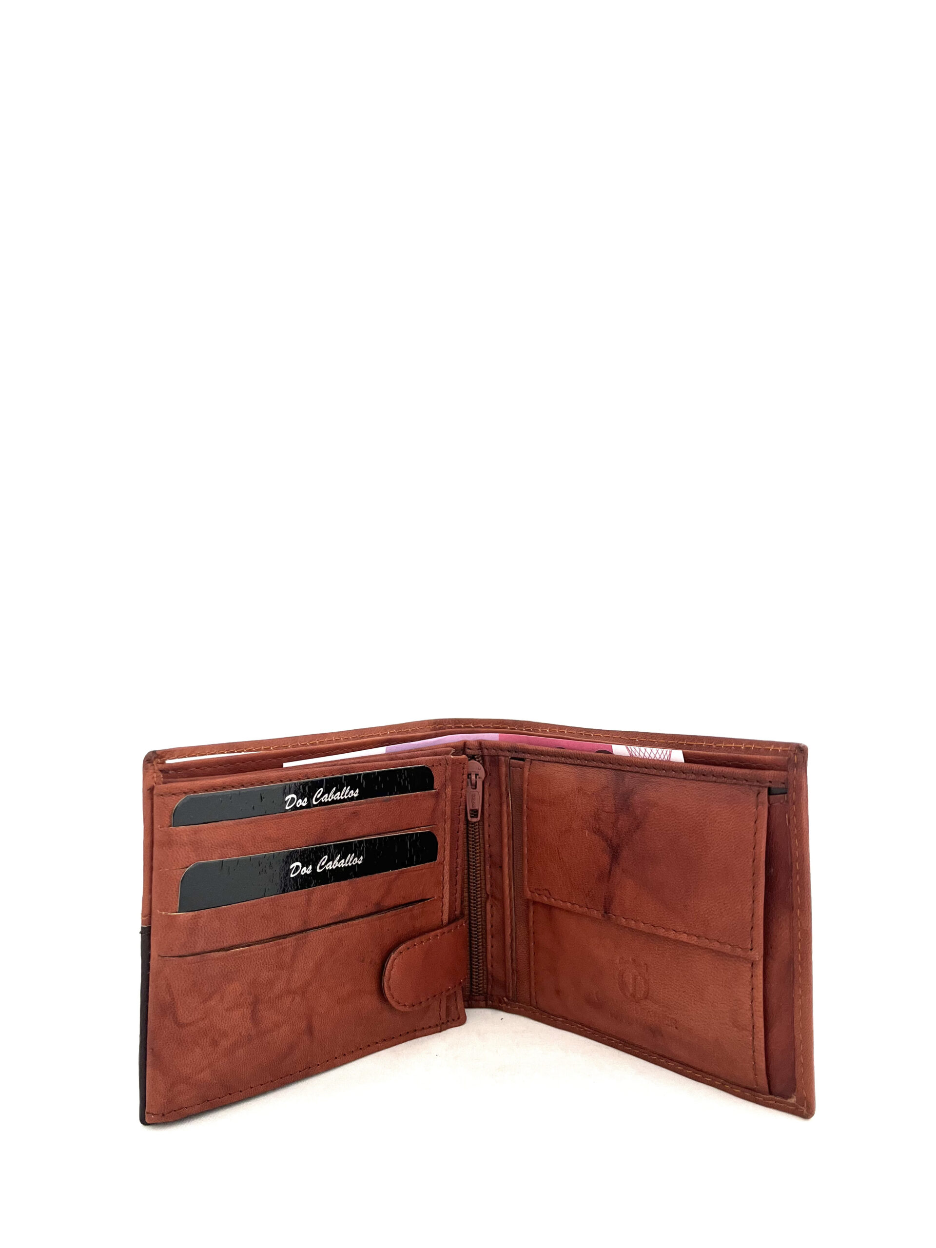 Cartera de hombre bicolor