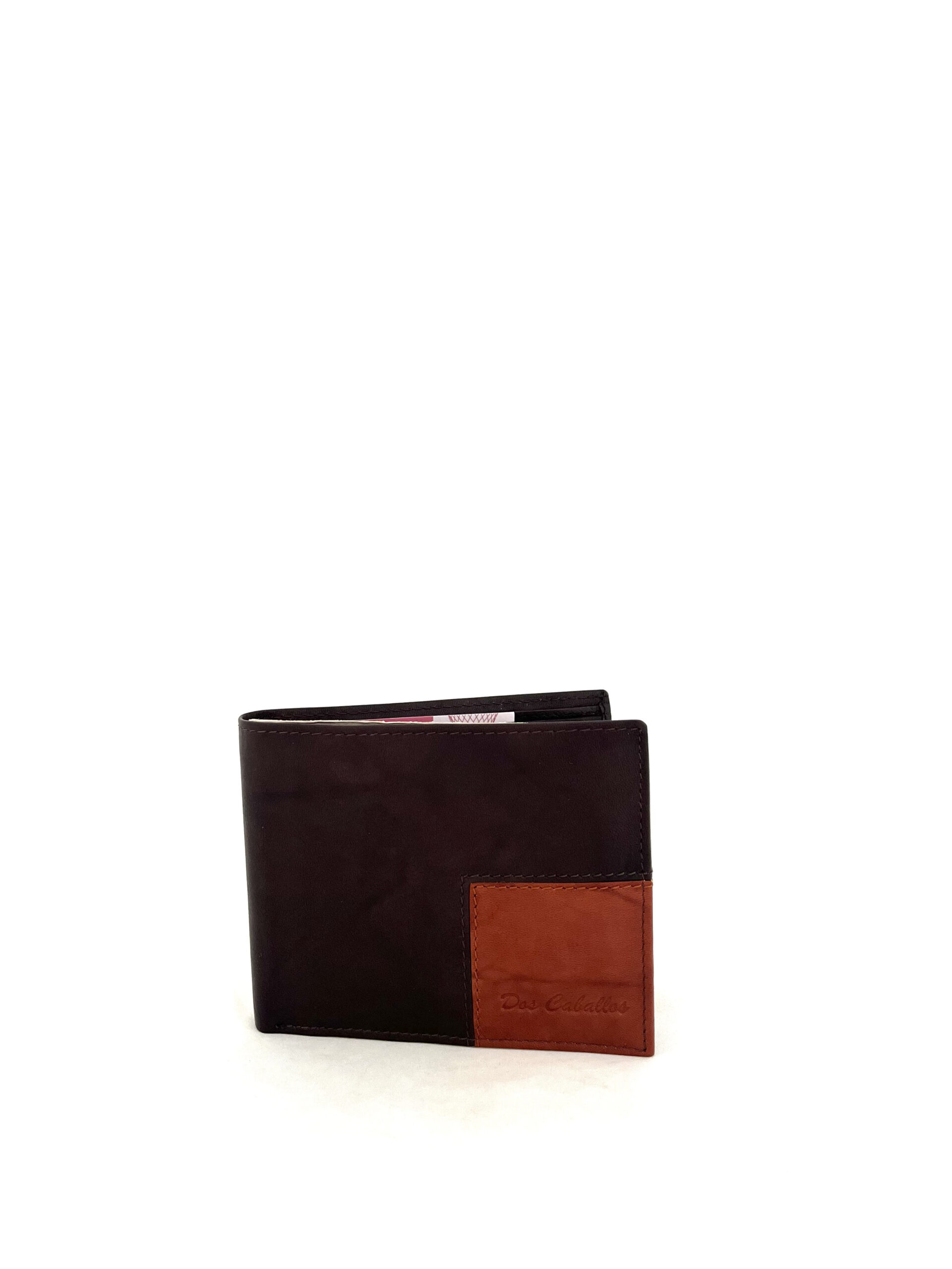 Cartera de hombre bicolor