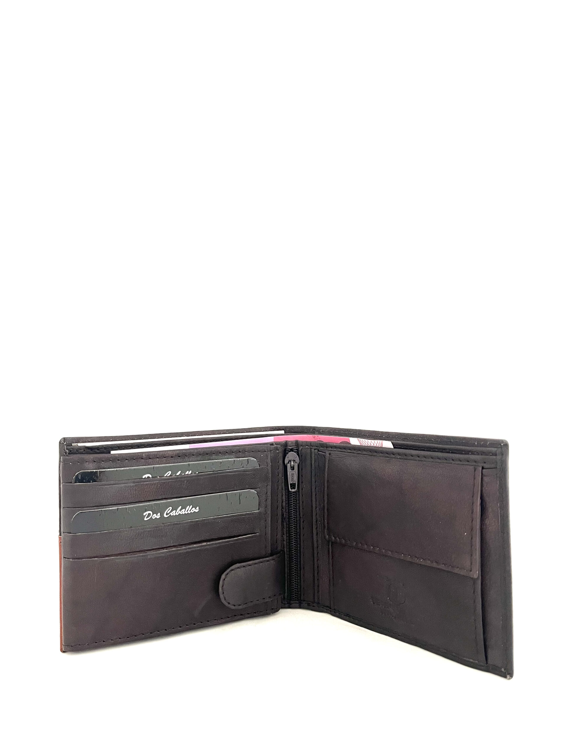 Cartera de hombre bicolor