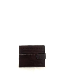 Cartera de piel para hombre con cierre