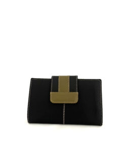 Cartera piel mujer bicolor