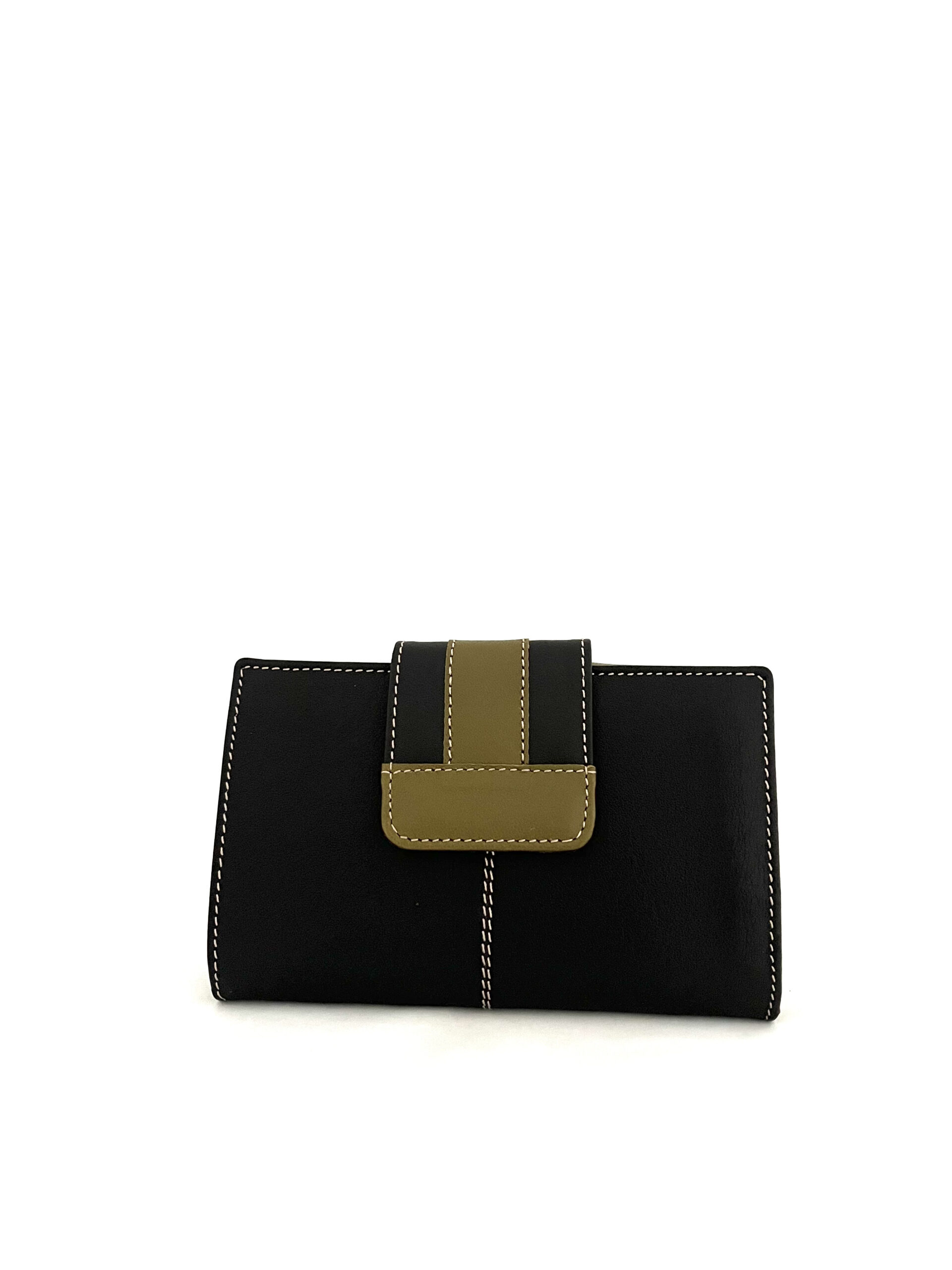 Cartera piel mujer bicolor