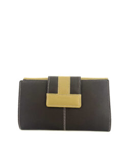Cartera piel mujer bicolor