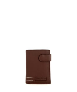 Cartera vertical hombre en piel