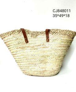 Cesta de mimbre calada grande