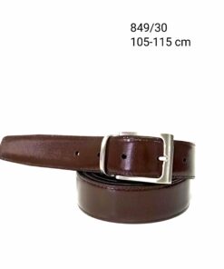 Cinturón de piel reversible brillo