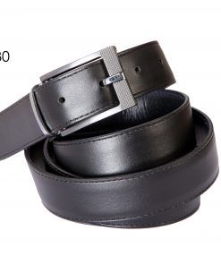 Cinturón de piel reversible